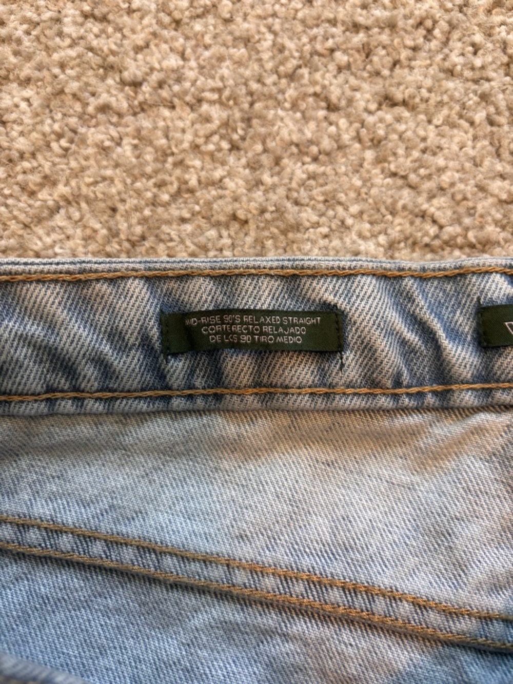 Wild Fable Mid Rise 90s Straight Jean - Picture 4 of 5